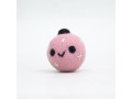 Pink Felted Christmas Bulb Ornament