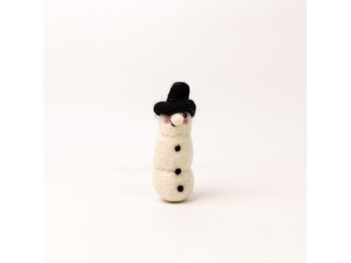Christmas Felt Snowman with Hat