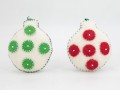 Felt Christmas Baubles Ornament with Dots