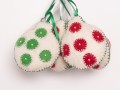 Felt Christmas Baubles Ornament with Dots