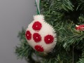 Felt Christmas Baubles Ornament with Dots