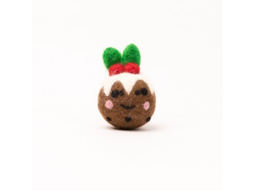 4cm Felt Mini Christmas Pudding