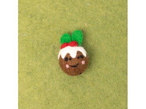 4cm Felt Mini Christmas Pudding