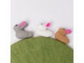 6cm Wool Felt Bunny