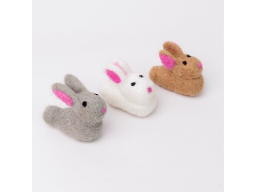 6cm Felt Bunny