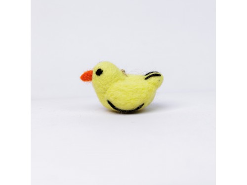 Spring Yellow Felted Chick
