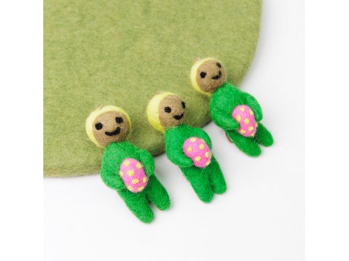 Felt Easter Ornament with Spotted Easter Egg