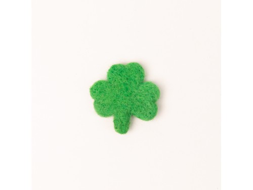 4-5cm Green Felt Clover