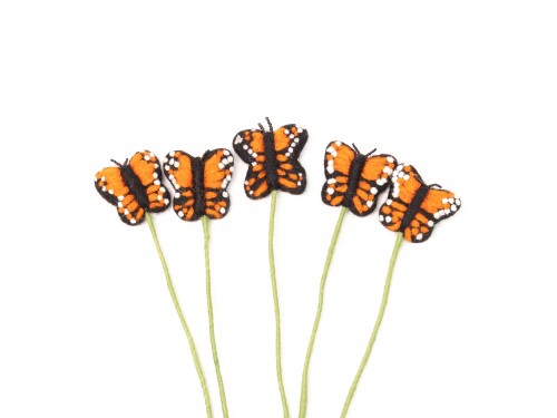 Wool Felt Buttefly Wand