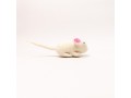 Wholesale Wool Felt White Mouse Cat Toy