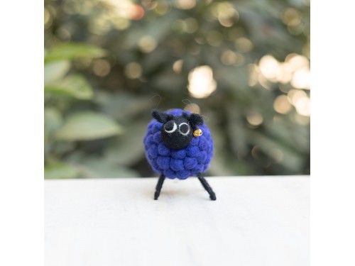 Multicolor Felt Pom Pom Sheep