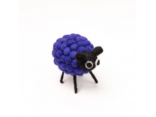 Multicolor Felt Pom Pom Sheep