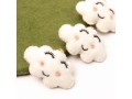 Wool Felt Smiley Cloud Ornament
