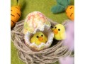 Wool Felt Hatching Egg with Chick