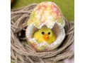 Wool Felt Hatching Egg with Chick
