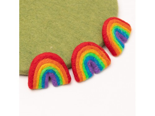 7x6cm Classic Felt Rainbow
