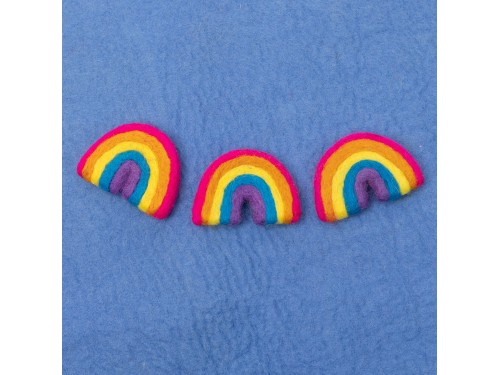 7x6cm Classic Felt Rainbow