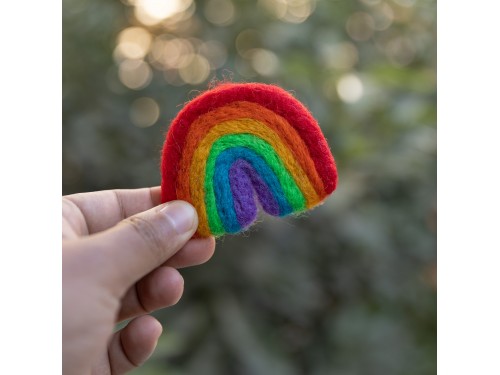 7x6cm Classic Felt Rainbow