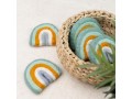 7x6cm Sky Felted Rainbow