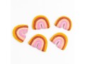 7x6cm Autumn Hues Felt Rainbows