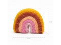 7x6cm Autumn Hues Felt Rainbows