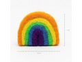 7x6cm Bright Orange Rainbow Felt Shapes