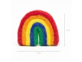 Bright Red Rainbow Felt Shape