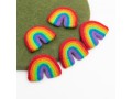 Classic Felt Rainbow with Red Base