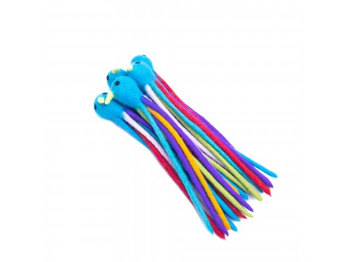 Wholesale Wool Felt Bird Cat Toy Pack