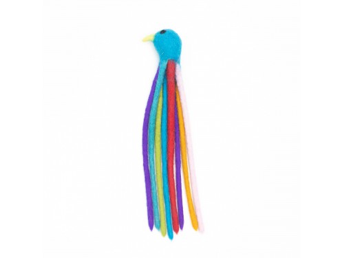 Felt Bird Cat Toy – Handmade Wool | Pack of 5+