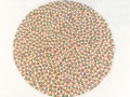 Whimsical Pastel Felt Ball Rug
