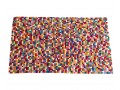Multicolor Felt Ball Rectangular Rug