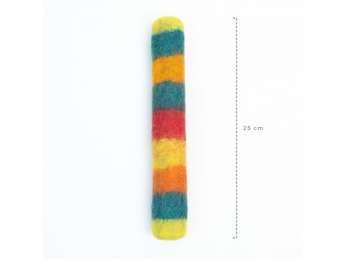 Striped Felt Kicker Toy – Eco Dog Toy | Pack of 5+