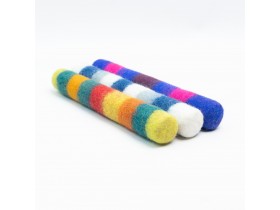 Striped Felt Kicker Toy – Eco Dog Toy | Pack of 5+