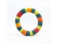Wholesale Striped Wool Felt Dog Chew Ring Pack