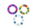 Wholesale Striped Wool Felt Dog Chew Ring Pack