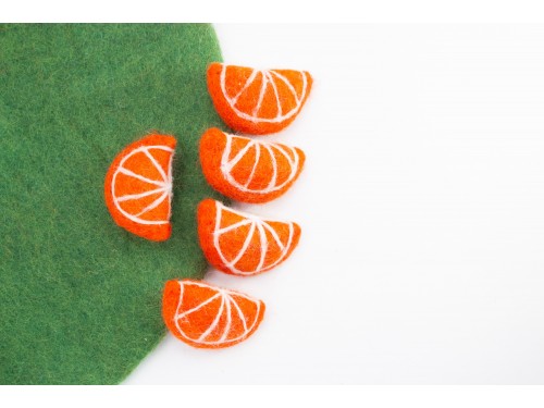 Wool Felt Lemon, Orange and Lime Slice