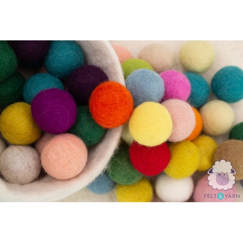 3cm Felt Balls | Wholesale Felt Balls