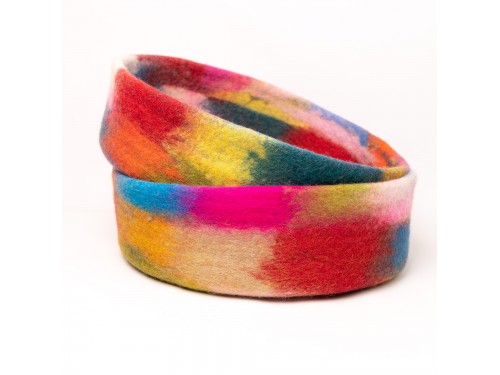 Handmade Recycled Wool Felt Pet Bed