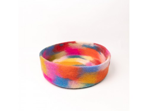 Handmade Recycled Wool Felt Pet Bed