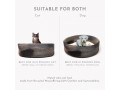 Muted Color Round Felt Pet Bed