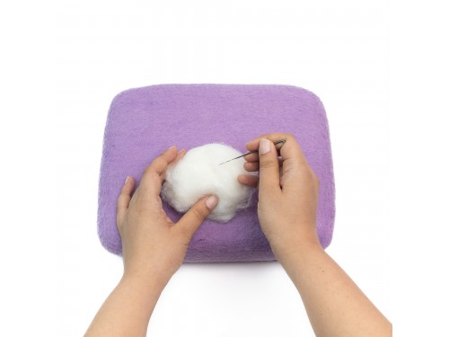 Eco-Friendly Wool Needle Felting Pad - Felt and Yarn