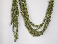 6ft Green Felt Leaf Garland