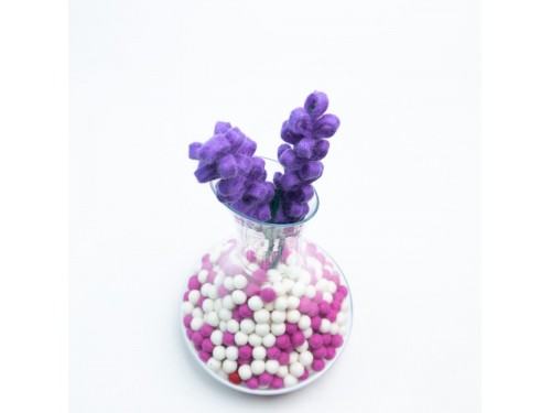 Handmade Wholesale Lavender Felt Flowers