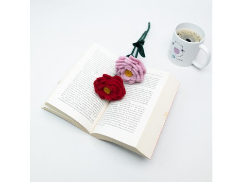 30cm Bulk Handmade Felt Ranunculus Flowers