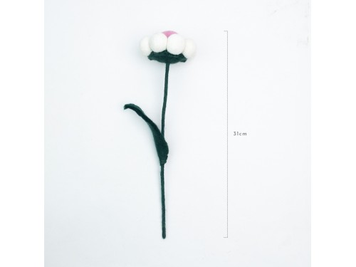 Handmade Felt Daisy Flowers in Bulk