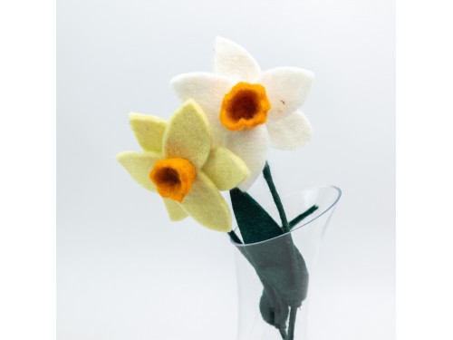 Wholesale Handmade Felt Daffodil Flowers