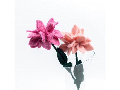 Bulk Wool Felt Lotus Flowers Handmade for Decor