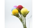 Bulk Handmade Felt Pom Pom Ball Flowers for Decor