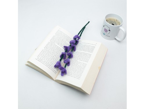 29cm Bulk Handmade Felt Salvia Flower Stems